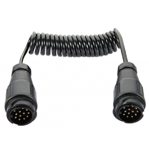 Câble spiralé avec fiches - 13 pin - 12V - 3m