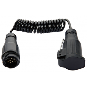 Câble spiralé fiche/prise - 8 pin - 12V - 3m