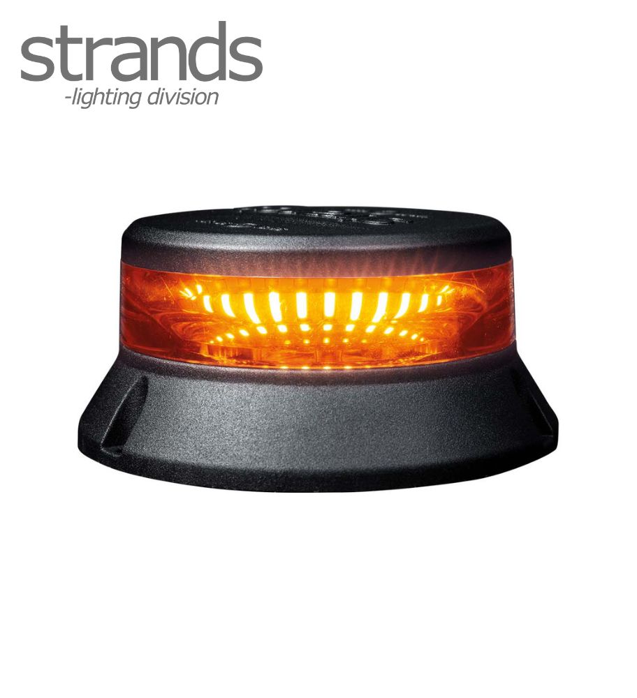 Strands Gyrophare orange lentille transparente