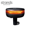Strands gyrophare orange sur poteau Dark Knight
