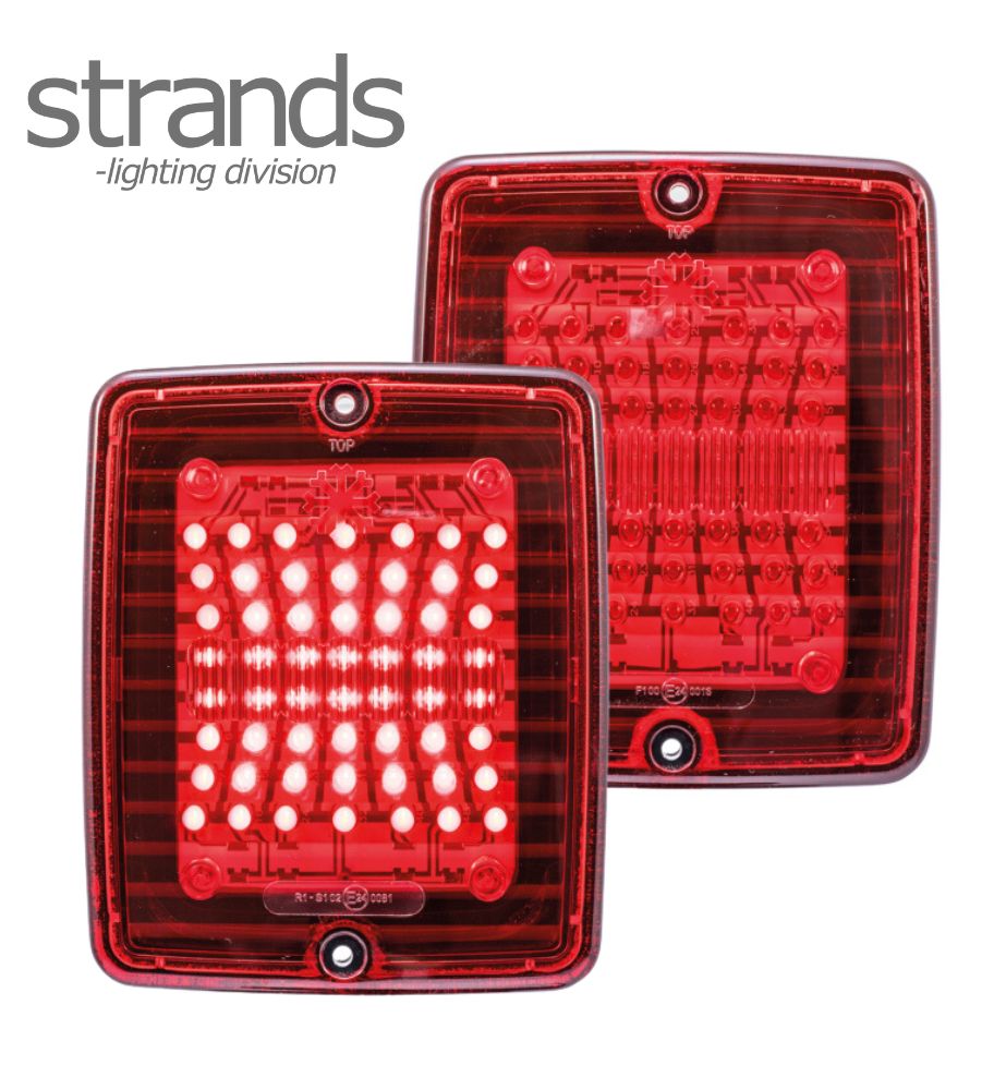 Strands feu stop lentille rouge Izeled