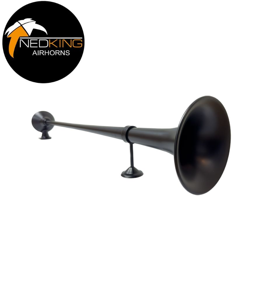 Nedking trompette à air laiton Noir 950mm (Ø180mm)