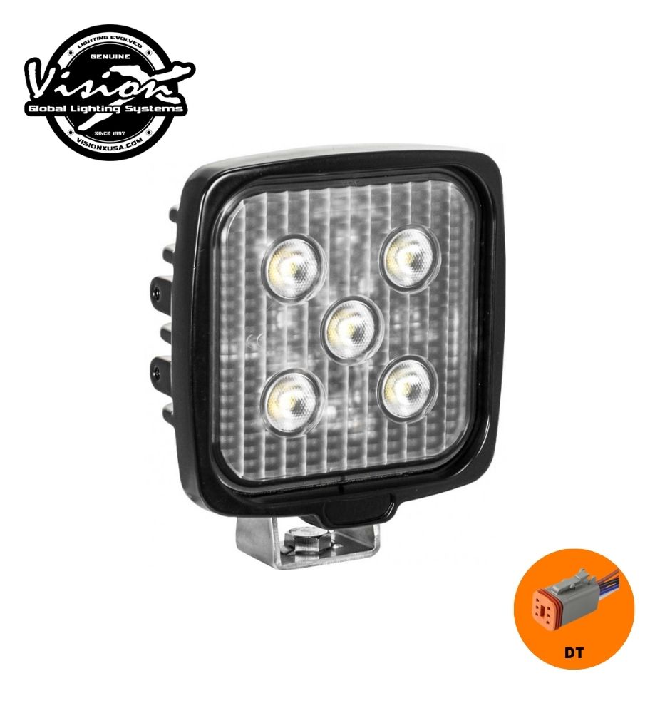 Vision X phare de travail Value Line carré 5 led 20W DT