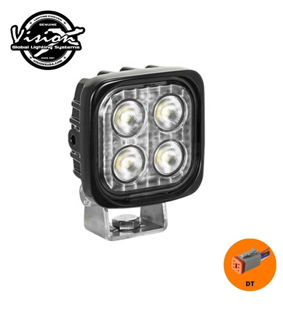 Vision X phare de travail Value Line carré 4 Led 12W DT