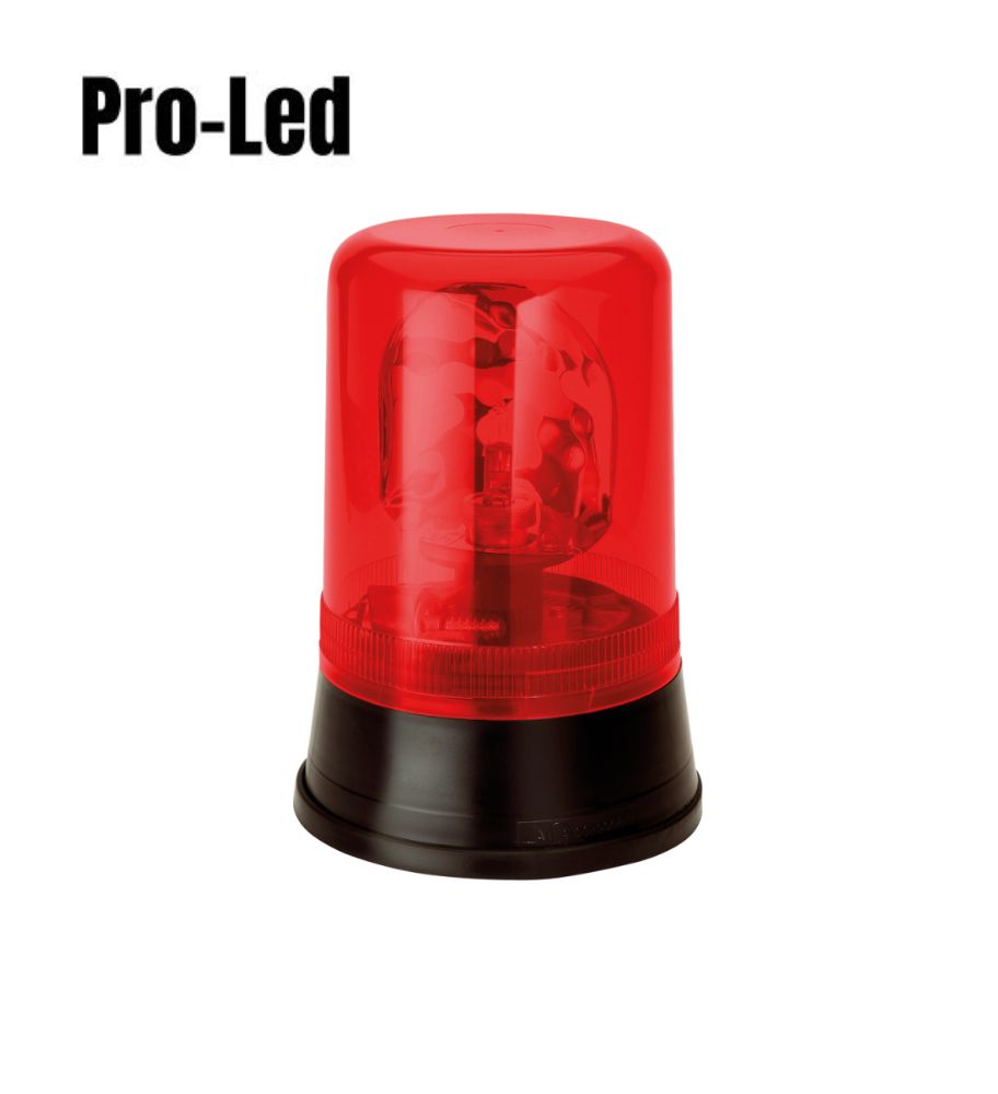 Pro Led Gyrophare Halogène 24v fixe Rouge