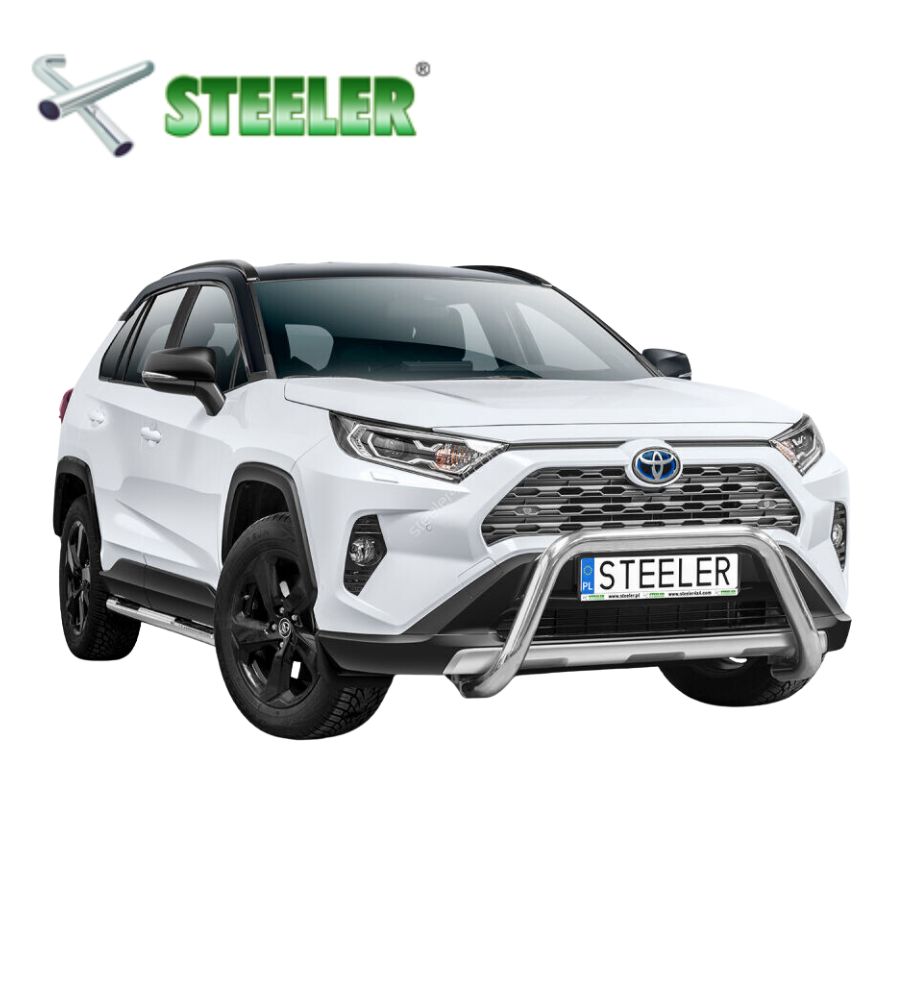 [RAV4-R1870-06] Pare Buffle sans barre transversale Toyota RAV4 2018-... (Poli)