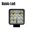 Basic led phare de travail carré 43W