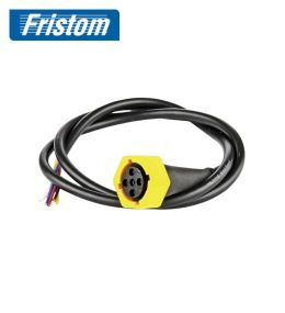 Fristom connecteur baïonnette 5 broches jaunes câble 1m