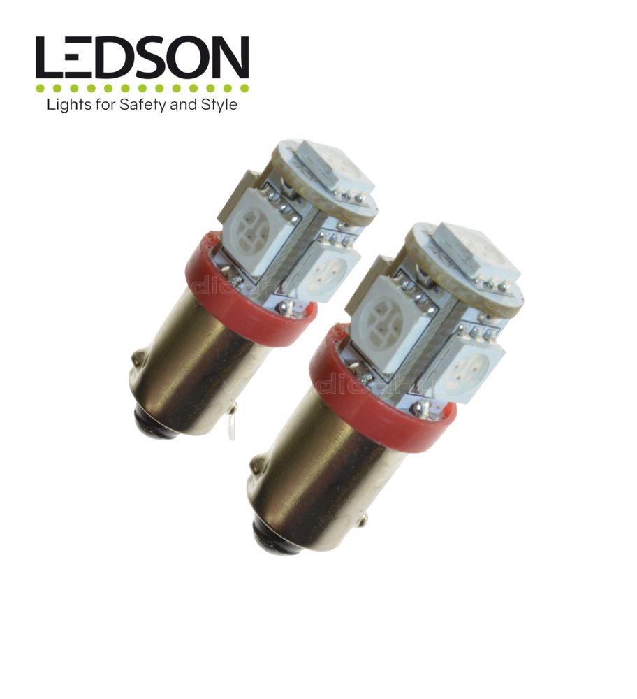 Ledson LED bulb BA9s red 24V