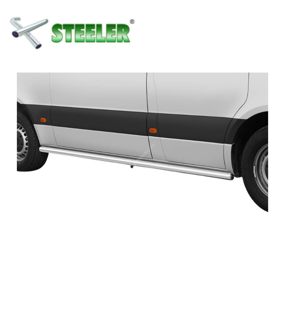 [SPRINTER-R1860-R-L2] Barre latérale Mercedes Benz Sprinter 2018-... (Poli)