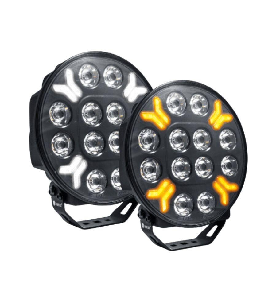 Tralert Ypsilon 12 Led 8000lm Long Range  Driving Light with Flash