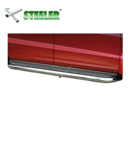 Footboard with ribbed plate Volkswagen Amarok 2009-2016