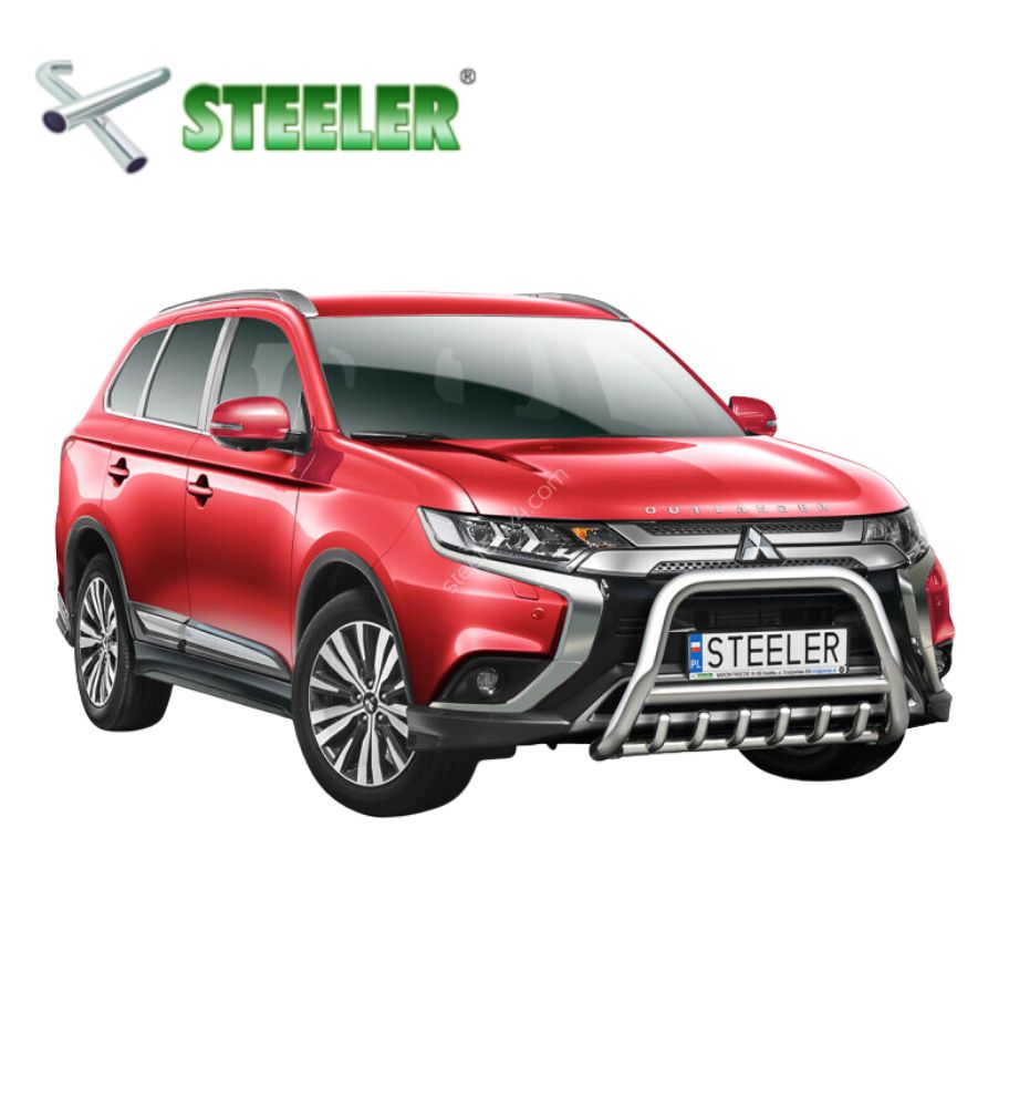 [OT-R1870-00] Pare Buffle avec grille Mitsubishi Outlander 2018-2021 (Poli)