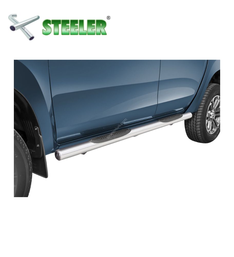 [L200-R1570-PR-02-I] Mitsubishi L200 2015-2019 Footboard with plastic coating -... (Poli)