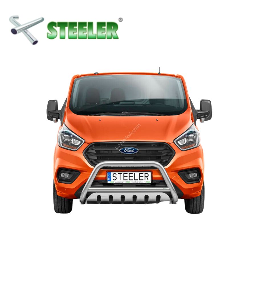 Pare Buffle avec plaque de protection Ford Transit Custom 2018-..