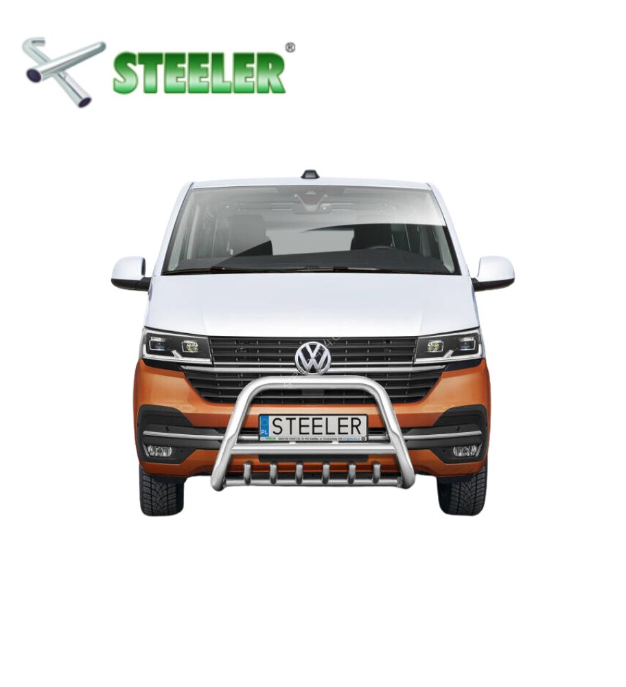 [T6.1-R1970-00-I] Pare Buffle avec grille Volkswagen T6.1 2019-.... (Poli)