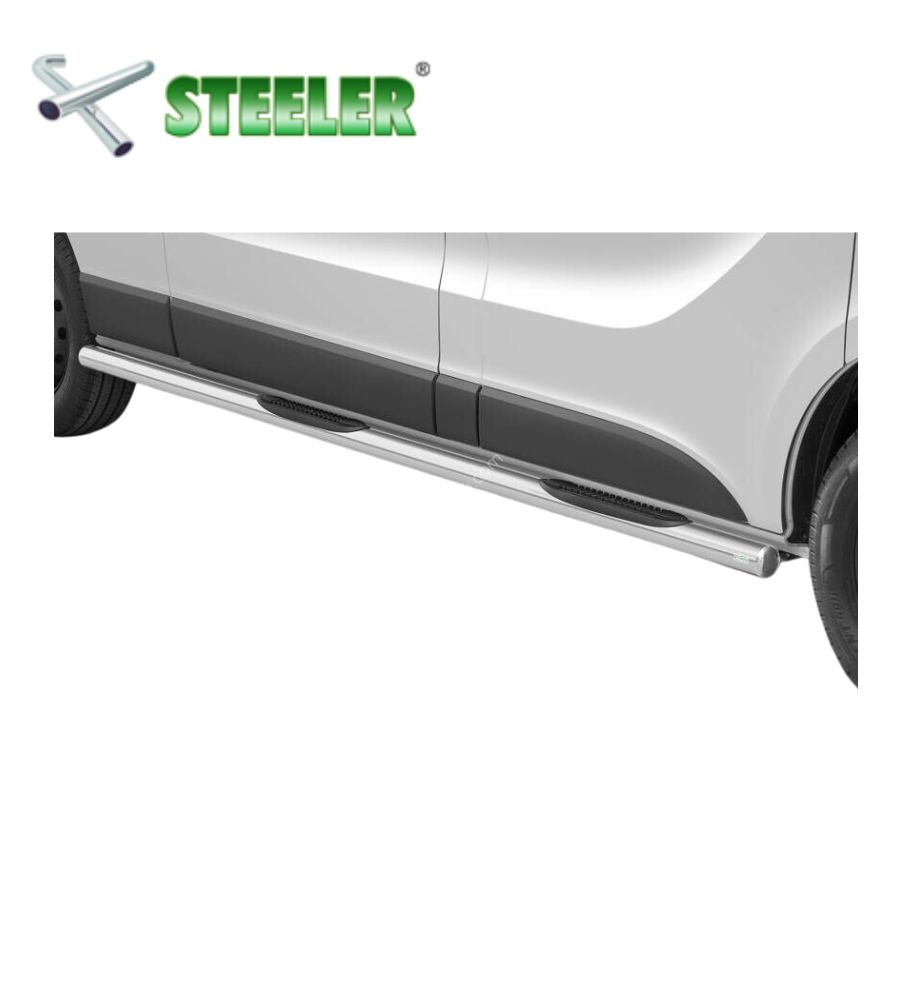 [TRAFIC-R1470-PR-02-P-D] Footboard with plastic covering Renault Trafic 2014-2019-2021 (Poli, oui double face)