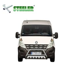 [MASTER-R1070-04-I] Buffalo guard with protective plate Renault Master 2010-2019 (Poli)