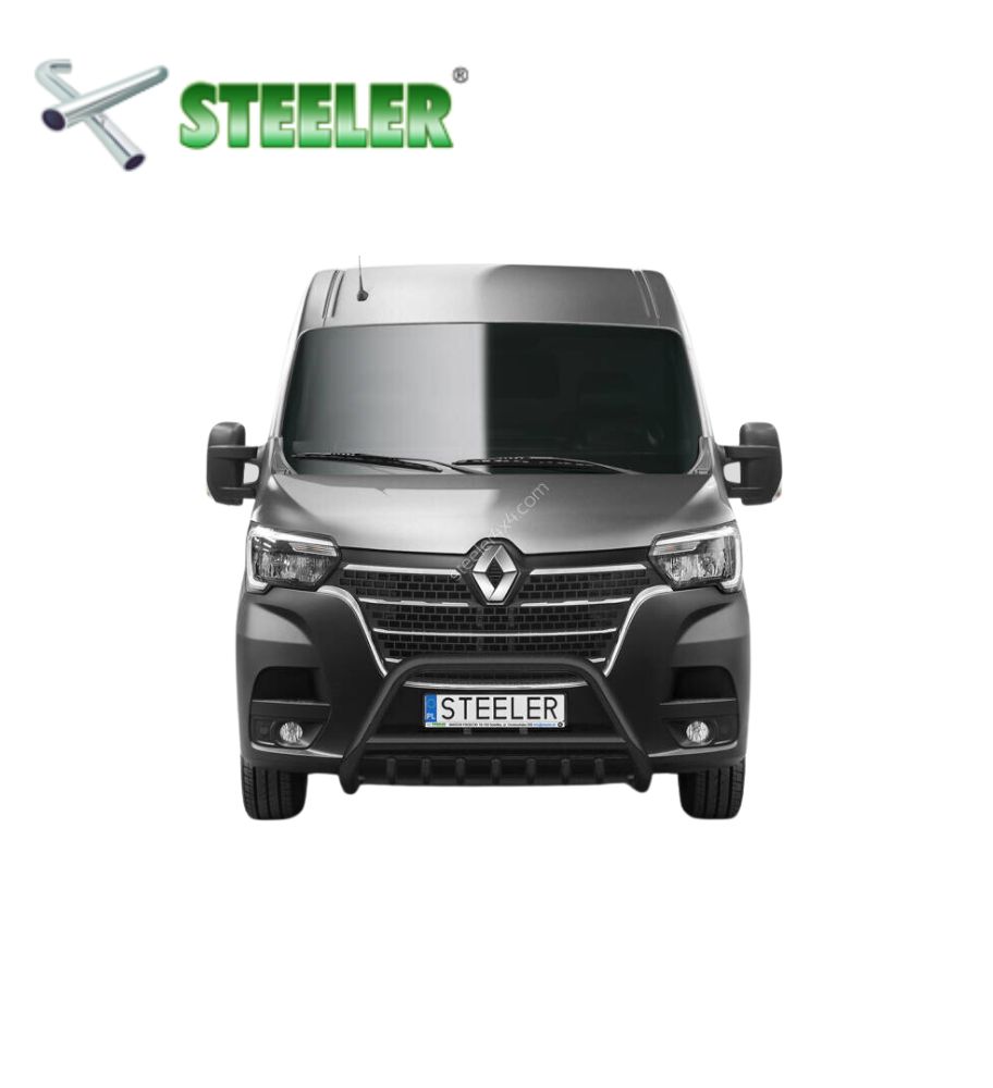 [MASTER-R1970-00-I] Pare Buffle avec grille Renault Master 2019-... (Poli)