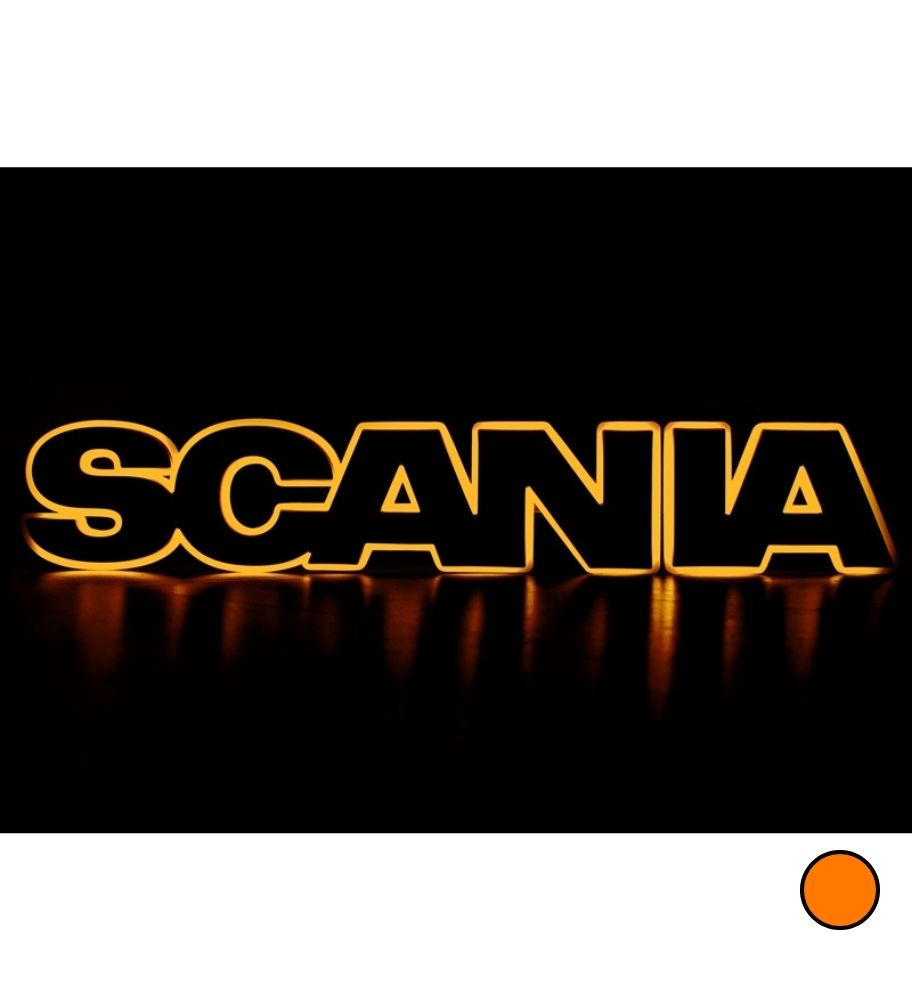 Base lumineuse Logo Scania Orange