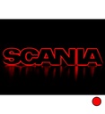 Illuminated base Scania logo Red