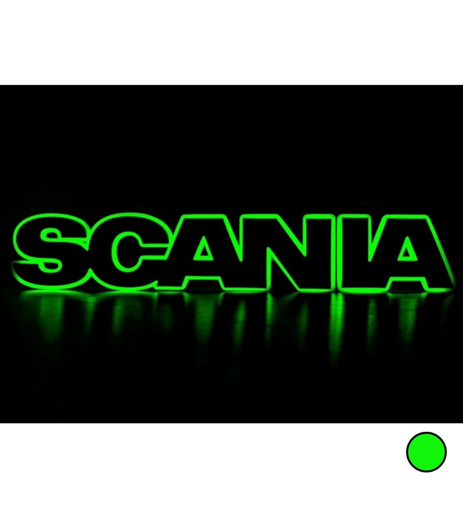 [S240875GR] Light base Green Scania logo