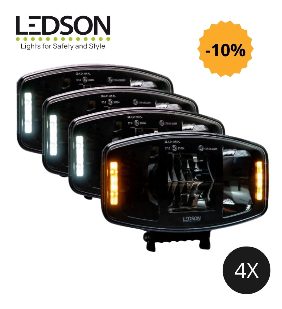 Ledson 4X phare de route Longue portée Orion10+ 100W