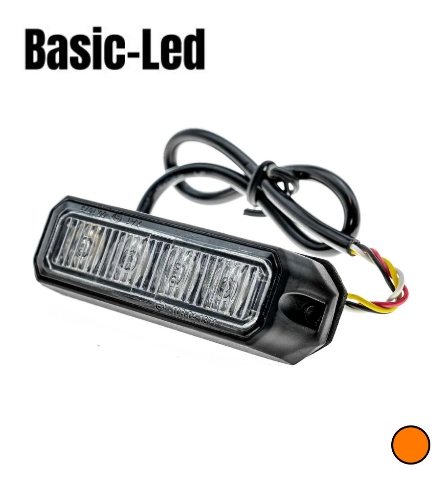 Basic Led Flash 4 Led orange