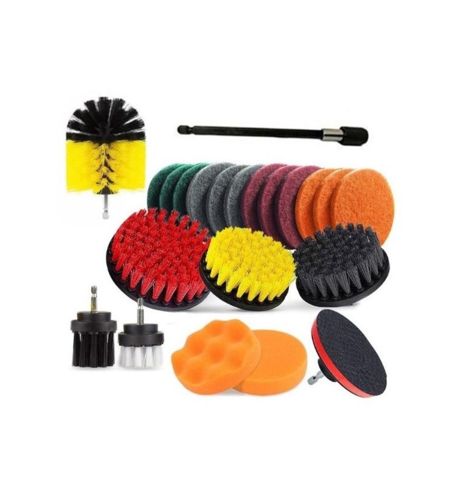 Set de brosses de nettoyage 22 pièces