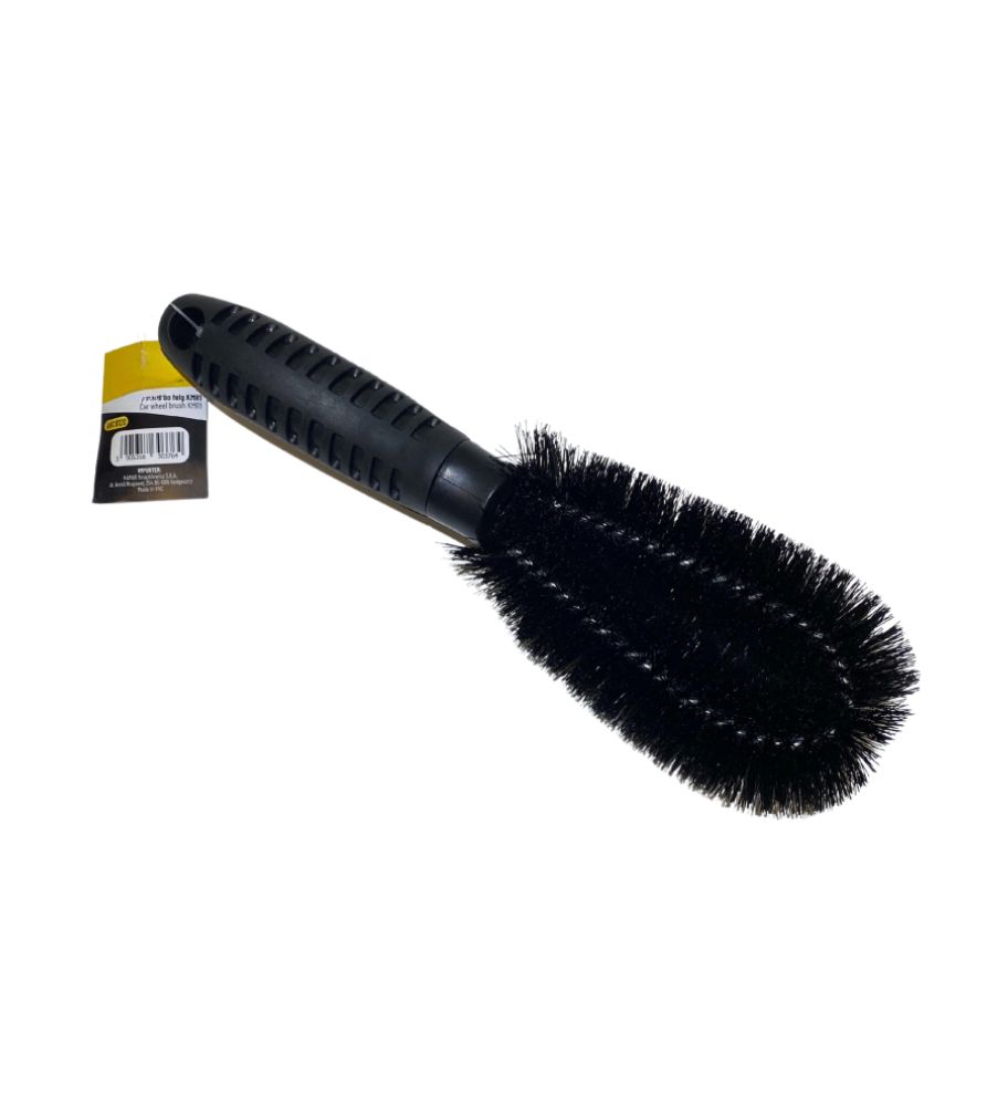Black wheel brush