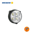 Wesem phare de travail CRC5 rond 1500lm 18W 58° encastrable DT 