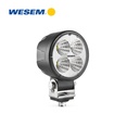 Wesem phare de travail CRC5 rond 2000lm 21W 58° support standard Câble