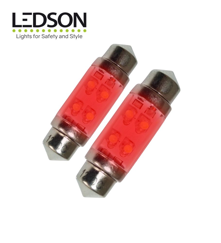 Pro Led Feu de position double lentille orange ampoules