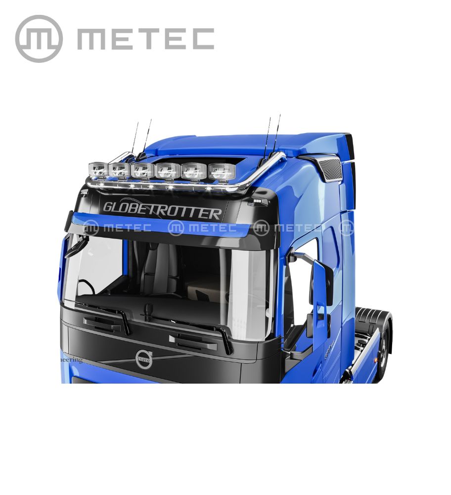 Barre de toit Wide Volvo FH 20-... Globetrotter XL roof avec feux de position