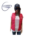 Ducheminagt Veste femme rose sans manches avec tirette