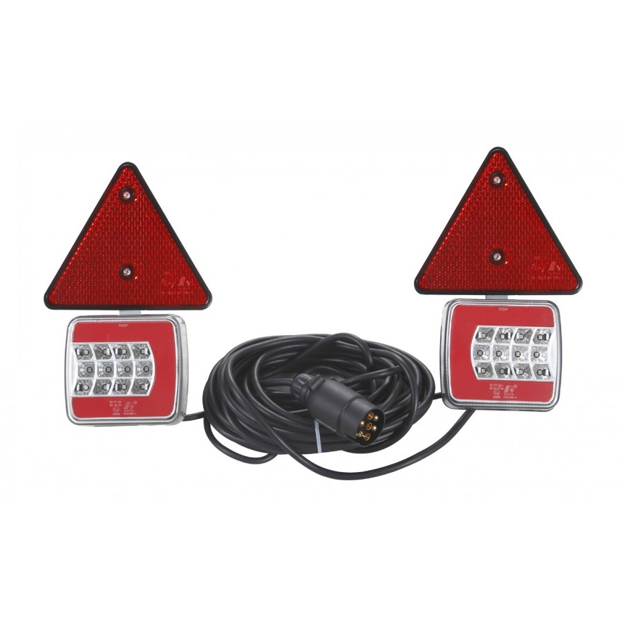[FR1853] Basic Led phare arrière magnétique avec prise 7 broches