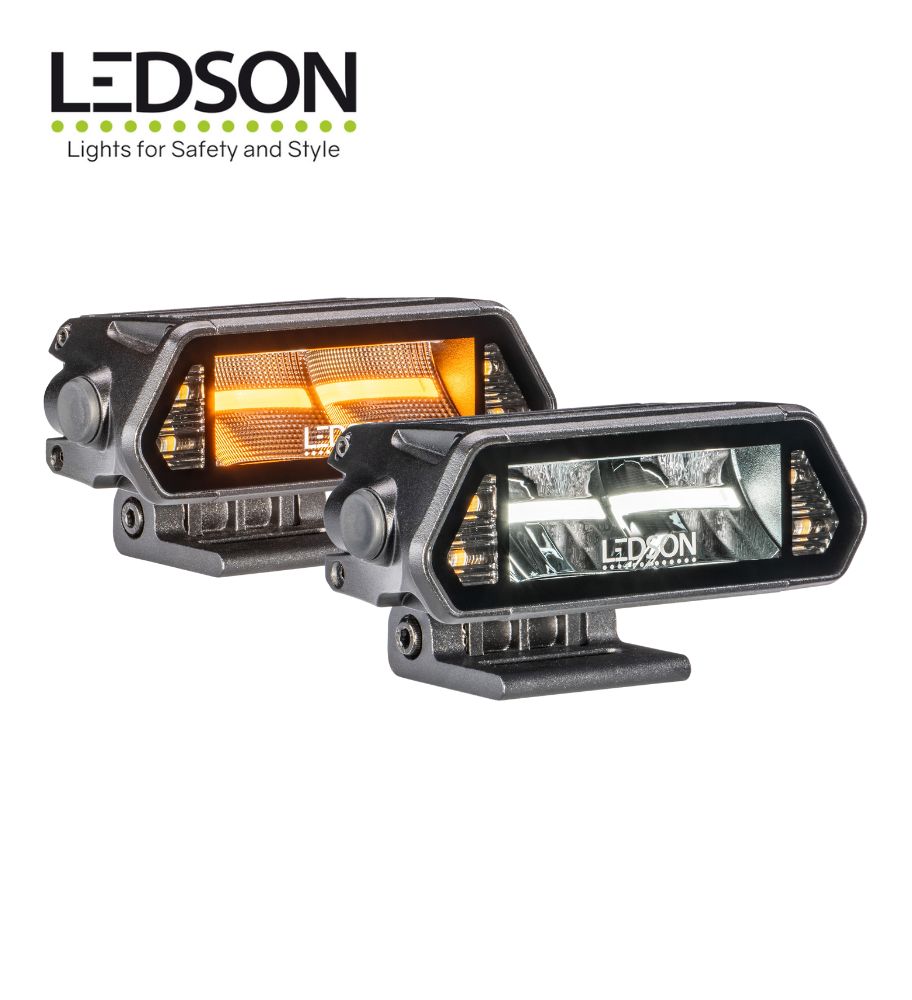Ledson Rampe Led Epix5+ 128mm avec flash feu de position orange/blanc