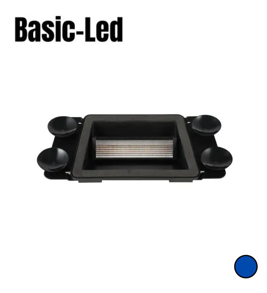 Basic Led Flash Pare Brise bleu 12/24v 16cm