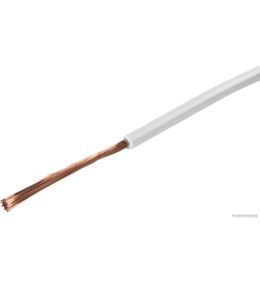Electrical cable 1x0.75mm² white