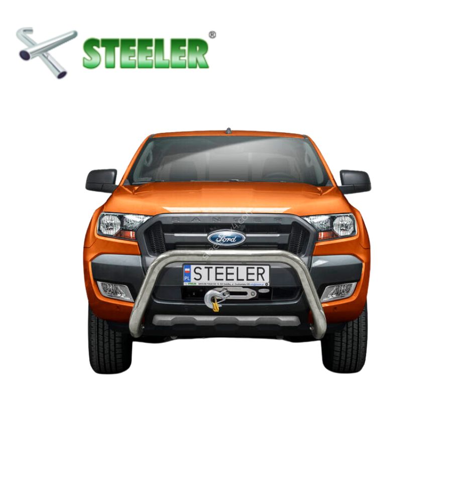 Steeler Pare Buffle sans barre transversale Ford Ranger 2012-2016-2019