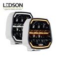Ledson Phare de route Longue portée Epix7+ blanc powerboost