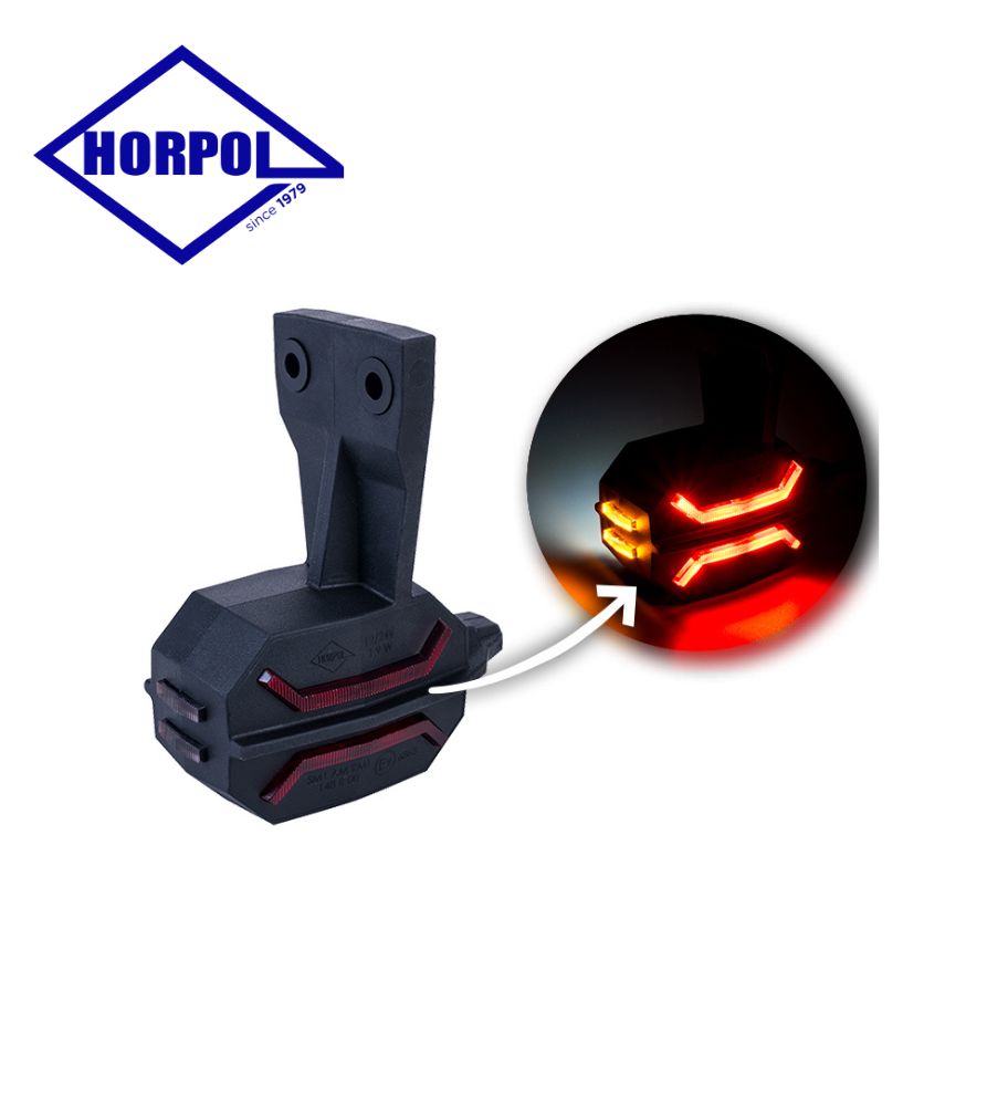 Horpol Feu de gabarit Dragon tri-color suspendu Gauche Bouliche