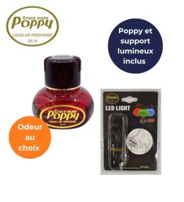 Poppy Kit lumineux avec Poppy Liquide et Base lumineux (odeur au choix)