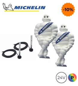 [M1058P-or] Kit Double Michelin 40cm feu de position 24V (orange)