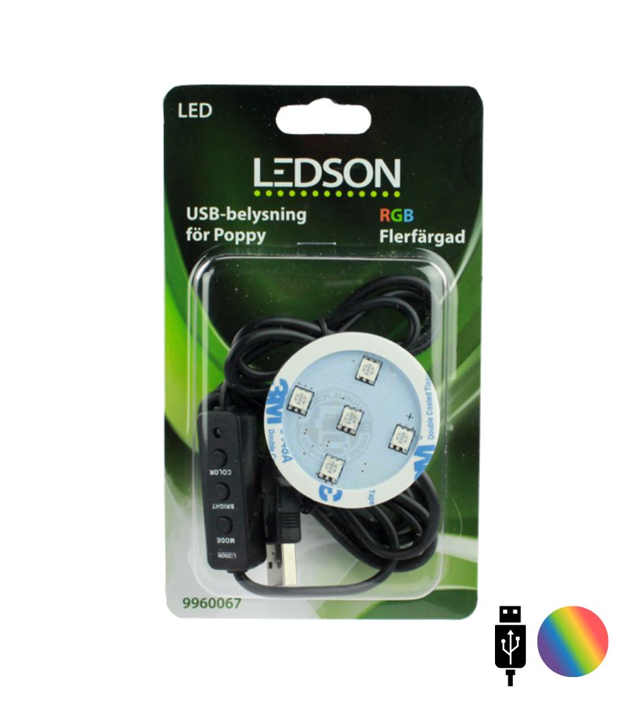 Ledson Support Poppy lumineux USB 12/24V