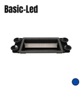 Basic Led Flash Pare Brise Bleu 12/24v 25cm