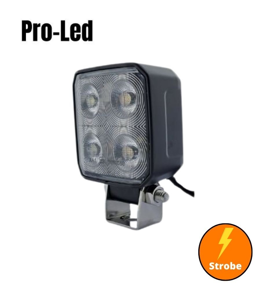 Pro Led Phare de travail carré avec flash 3780lm