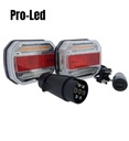 Pro Led Phare arrière de remorque Sans fil 7 pôles 12/24V
