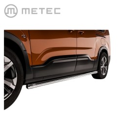 Metec Barre Latérale Citroën Berlingo L2 2018-2024-... Inox