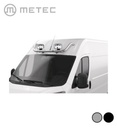 Metec Barre de toit Citroën Jumper 2007-2024-... H2 Inox ou noir avec feux de position